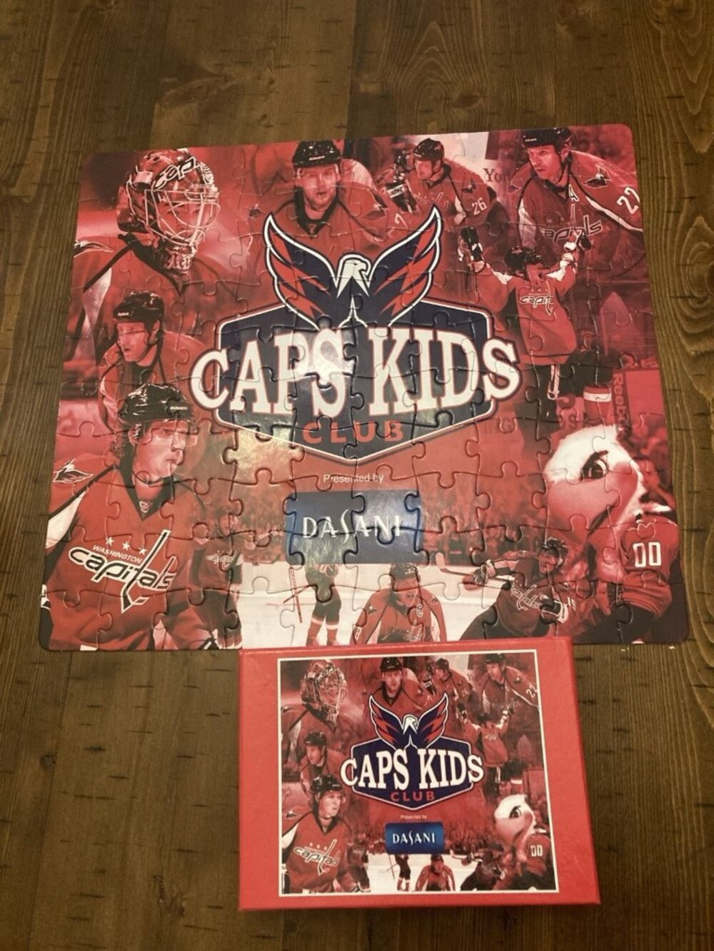 Washington Capitals Caps Kids Club 100 Piece Puzzle Hockey Dasani Complete